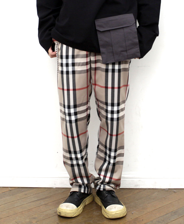 18FW/ Checked Pants